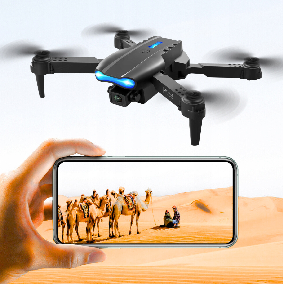 4k HD Dual Camera Drone/طائرة بدون طيار بكاميرا مزدوجة بدقة 4K HD