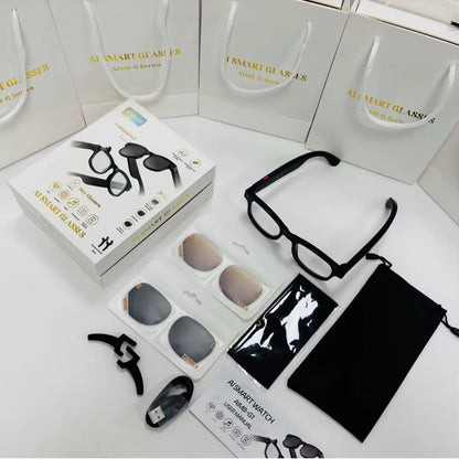 AI Smart Glasses/نظارات ذكية تعمل بالذكاء الاصطناعي