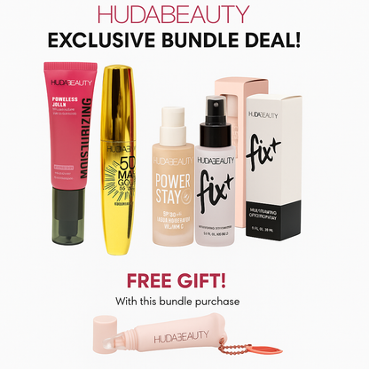 HUDA BEAUTY Makeup Bundle Deal – Limited Offer عرض مجموعة مكياج هدى بيوتي