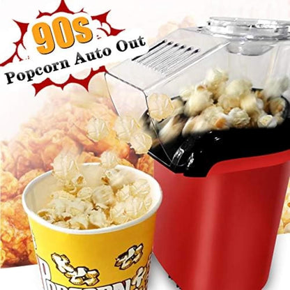 Mini Home Popcorn Maker/صانعة الفشار المنزلية الصغيرة with Measuring Cup and Removable Lid